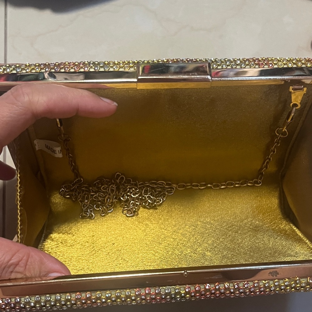 Multicolor Rhinestone Clutch - Picture 7 of 9